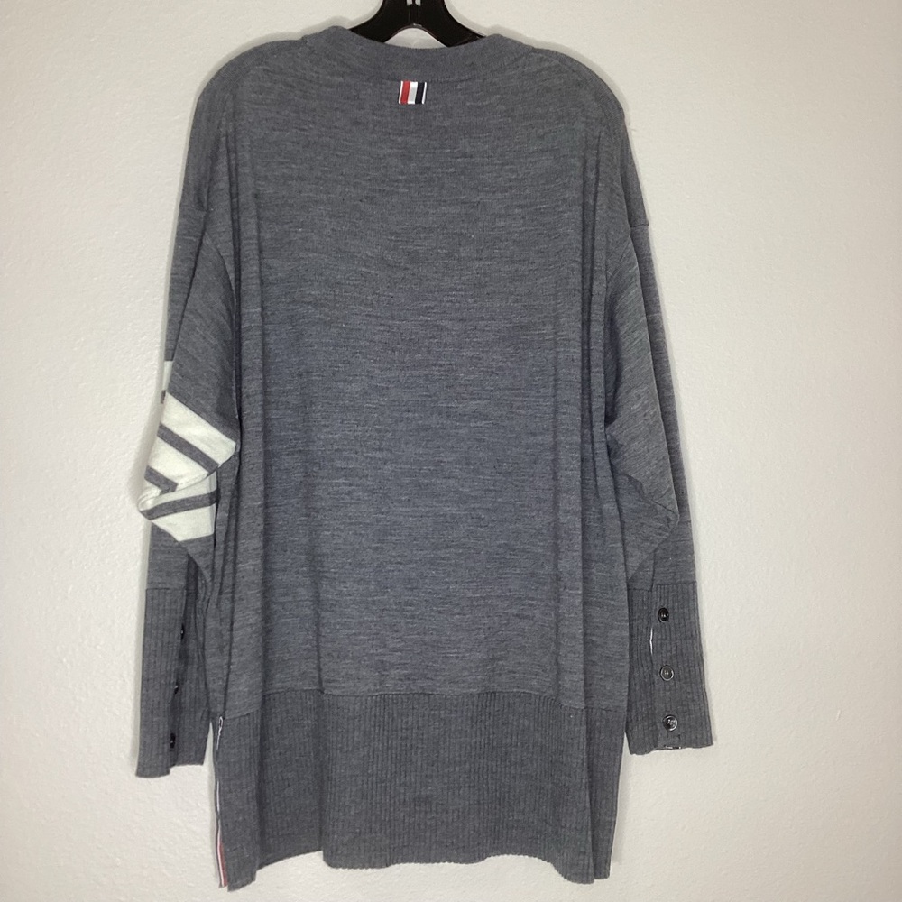Grey Pullover Cotton Sweater Portugal L - Picture 2 of 6